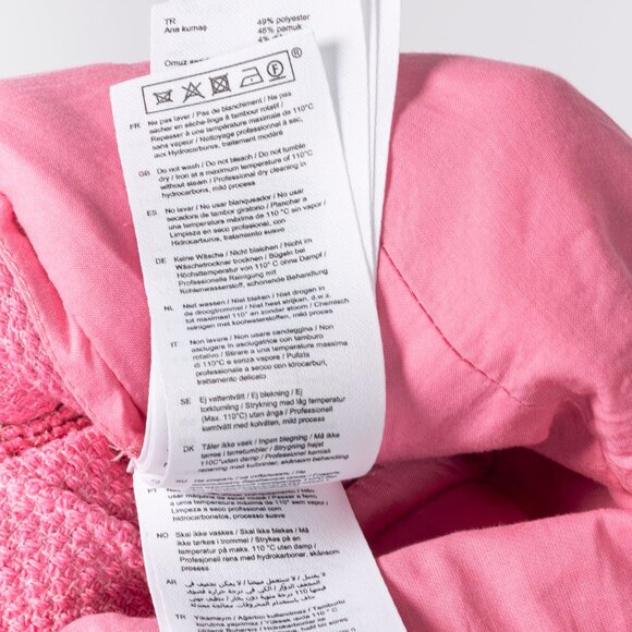 Maje Rose Cotton-Tweed Braided-Trim Wide-Leg Pant Suit - Picture 16 of 16